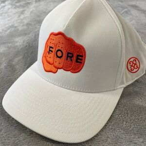 G/FORE Hat Cap Golf Mens Snapback Adjustable White Preppy Casual Outdoor